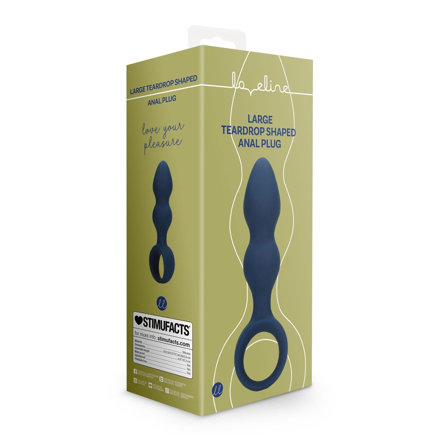 1-PLUG KOREK SEX ANALNY WTYCZKA SILIKONOWA Z UCHWYTEM 12 CM-1