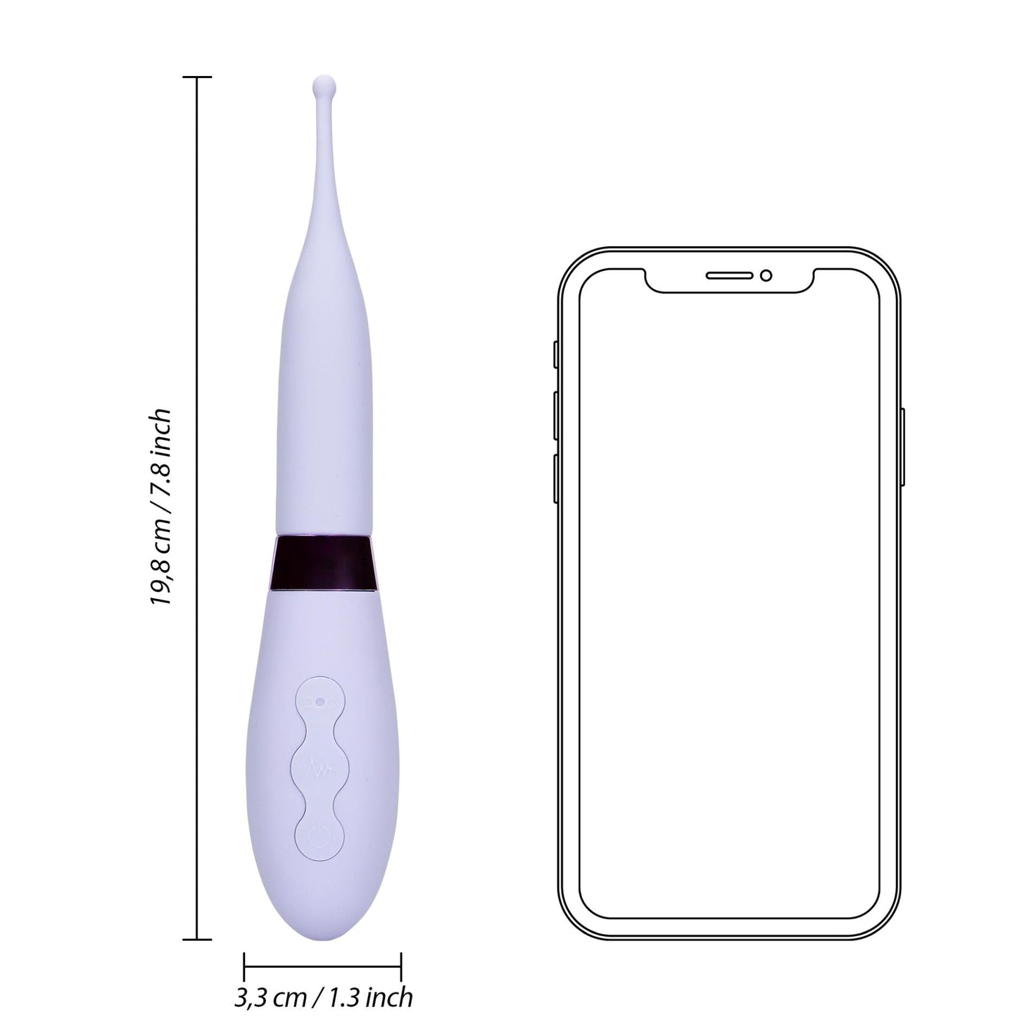 9-Silicone Tip Vibrator-9
