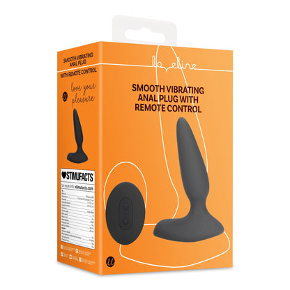 2-Smooth Vibrating Anal Plug with Remote Control-2