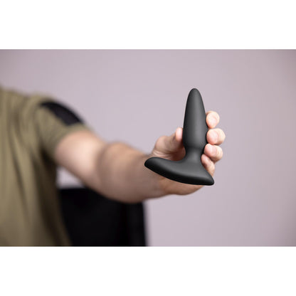 12-Smooth Vibrating Anal Plug with Remote Control-12