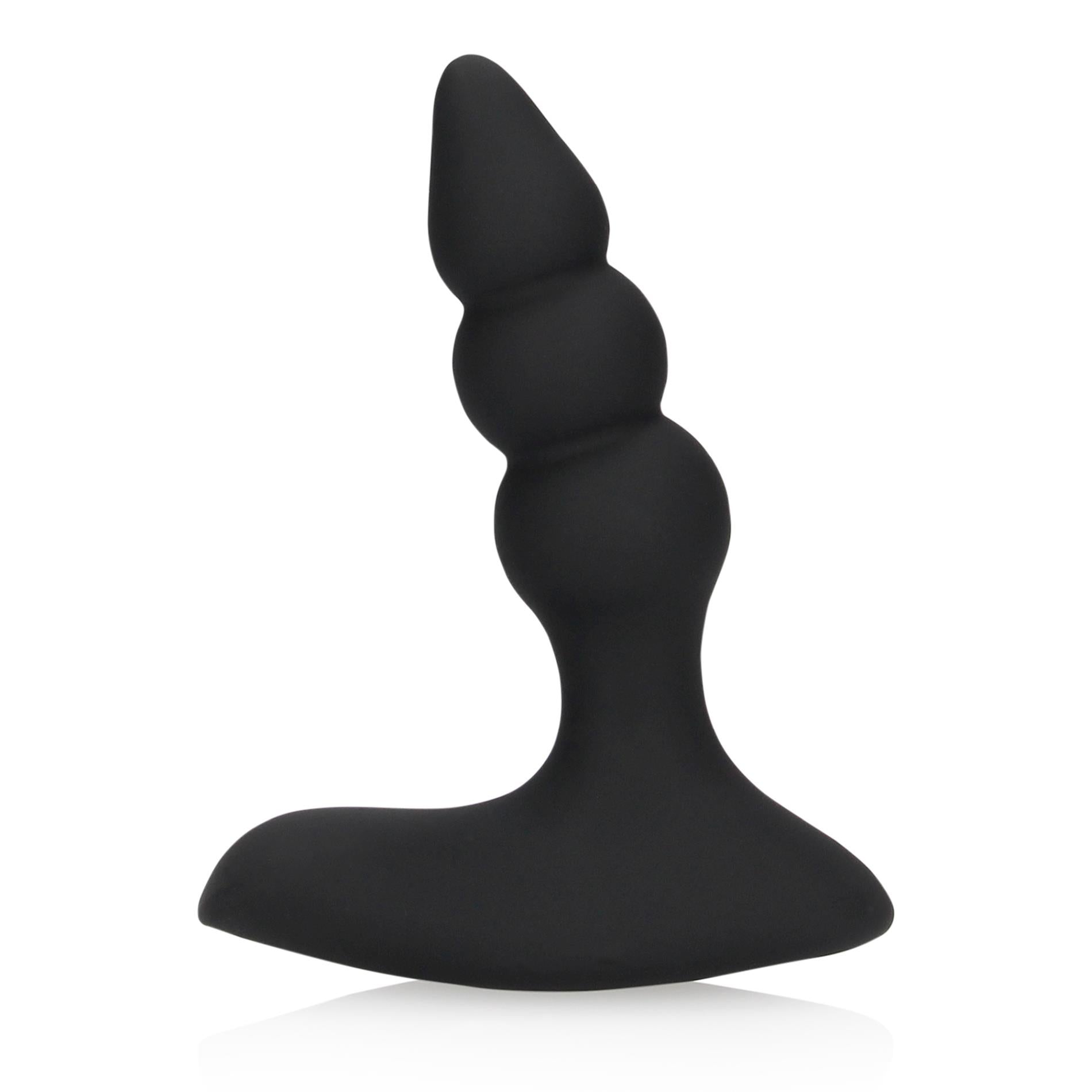 7-Beaded Vibrating Anal Plug with Remote Control-7