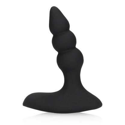 7-Beaded Vibrating Anal Plug with Remote Control-7