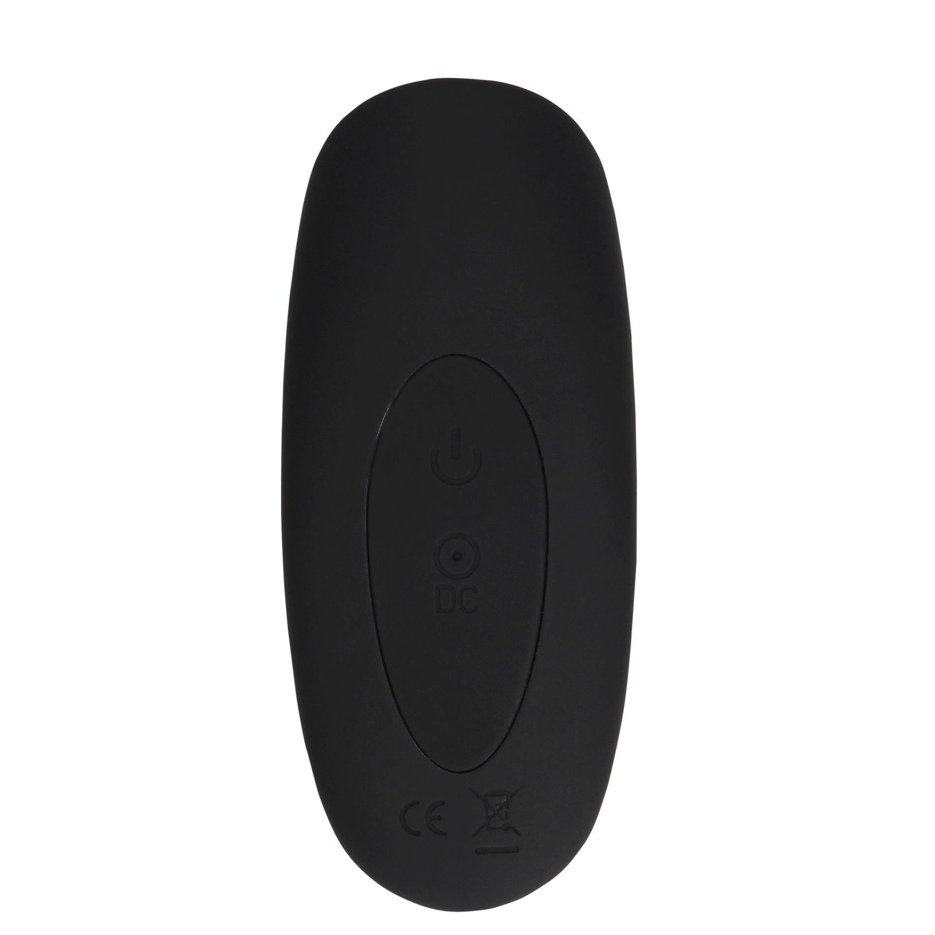 10-Beaded Vibrating Anal Plug with Remote Control-10
