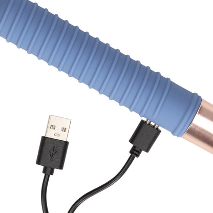 8-Ribbed Mini Vibrator-8