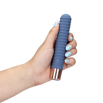 10-Ribbed Mini Vibrator-10