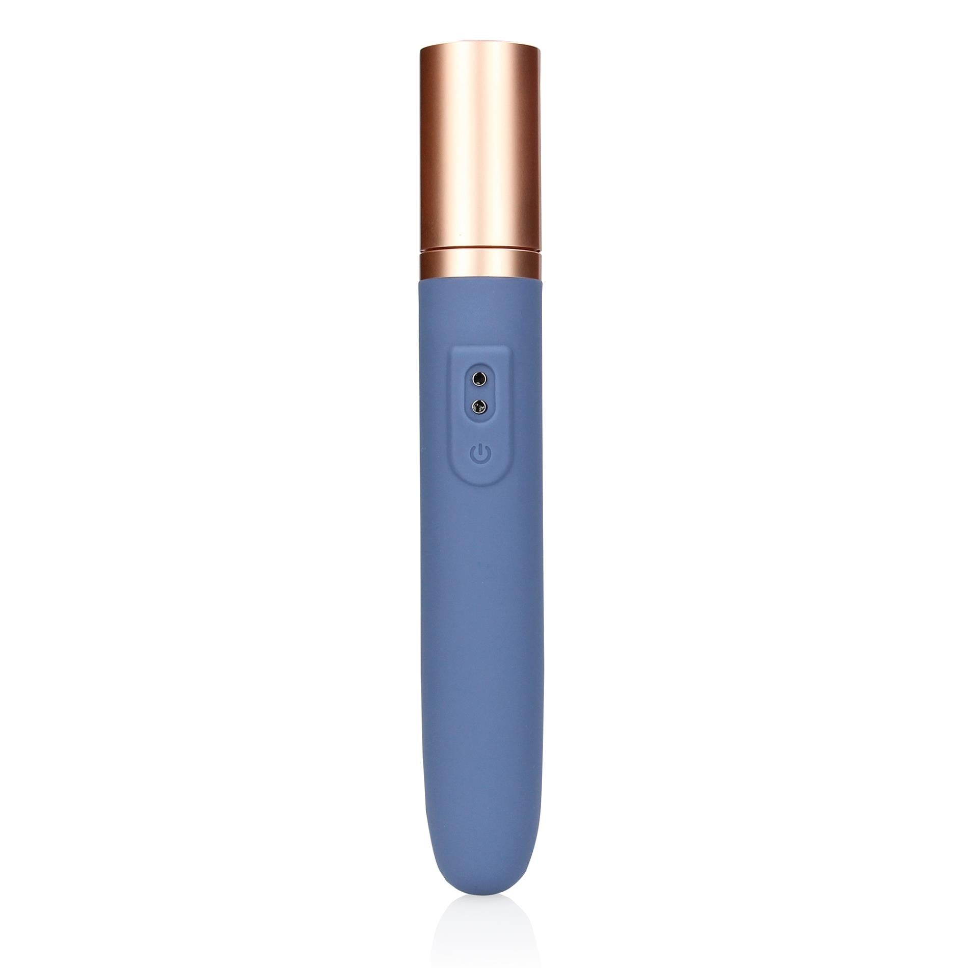 5-Travel Vibrator with Lube Compartment and Pump-5