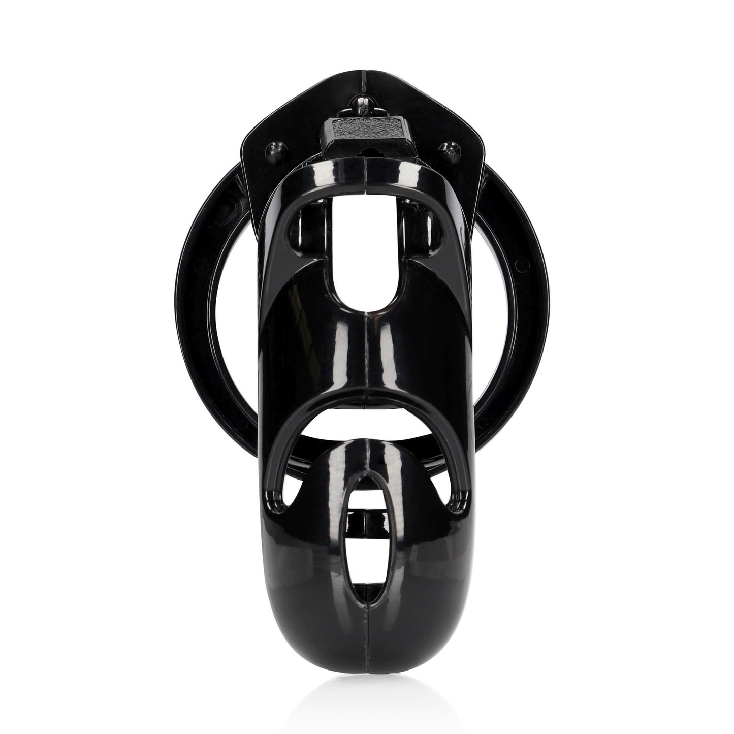 4-Model 26 - Chastity Cage - 4.5'' / 11,5 cm - Black-4