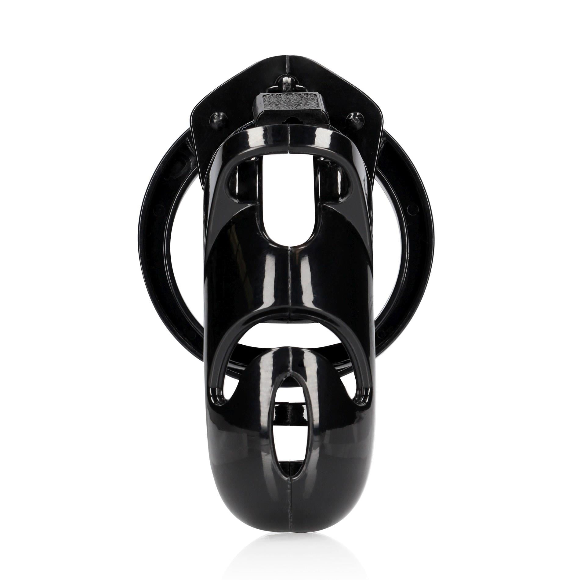 4-Model 26 - Chastity Cage - 4.5'' / 11,5 cm - Black-4
