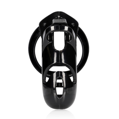 4-Model 26 - Chastity Cage - 4.5'' / 11,5 cm - Black-4
