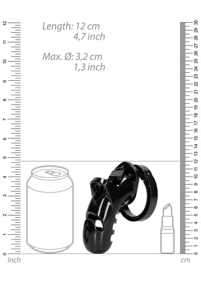 6-Model 26 - Chastity Cage - 4.5'' / 11,5 cm - Black-6