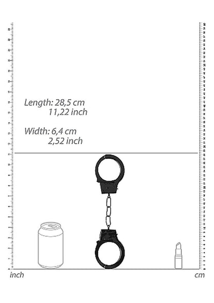 4-Kajdanki erotyczne metalowe czarne bondage bdsm-4