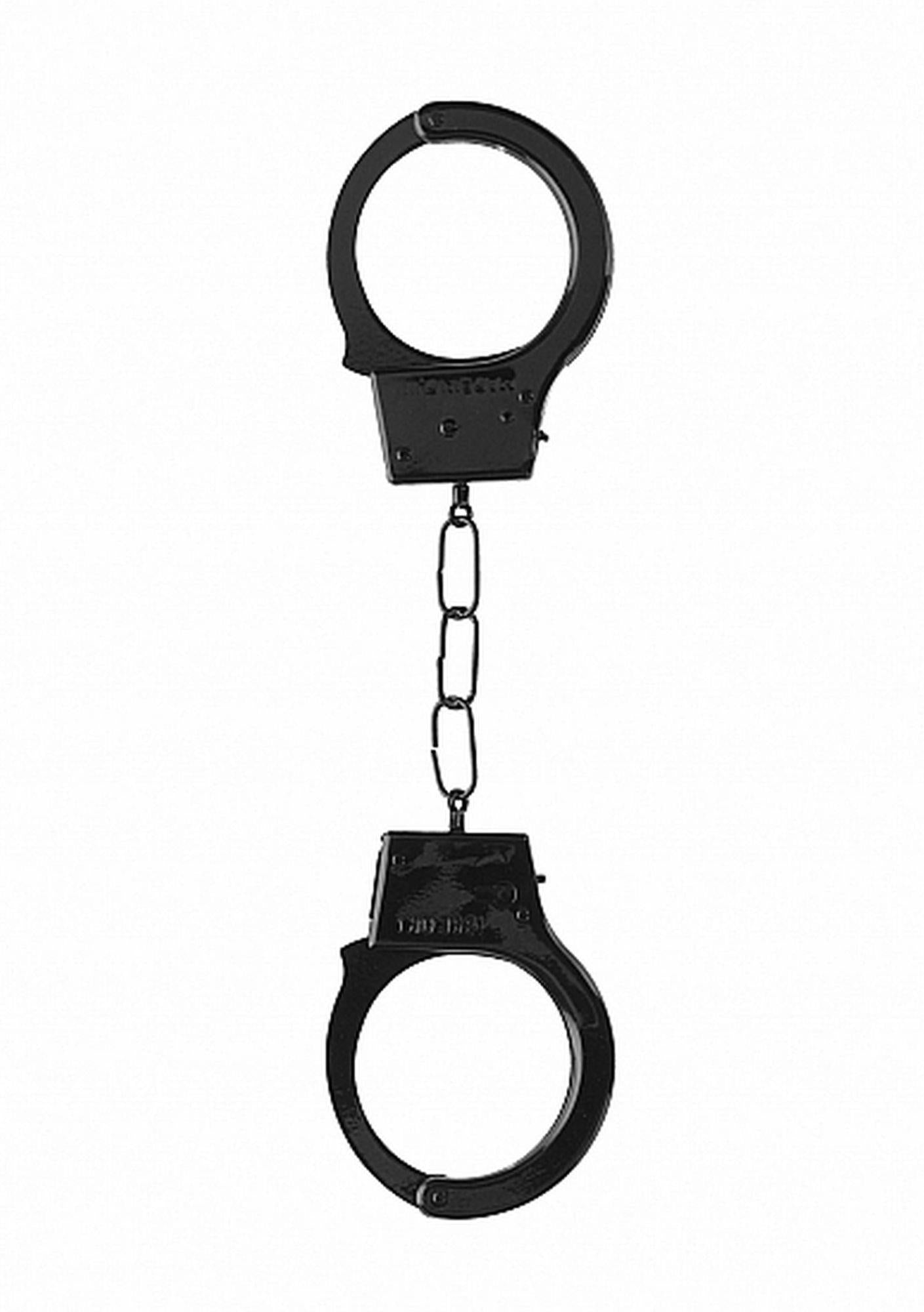 5-Kajdanki erotyczne metalowe czarne bondage bdsm-5