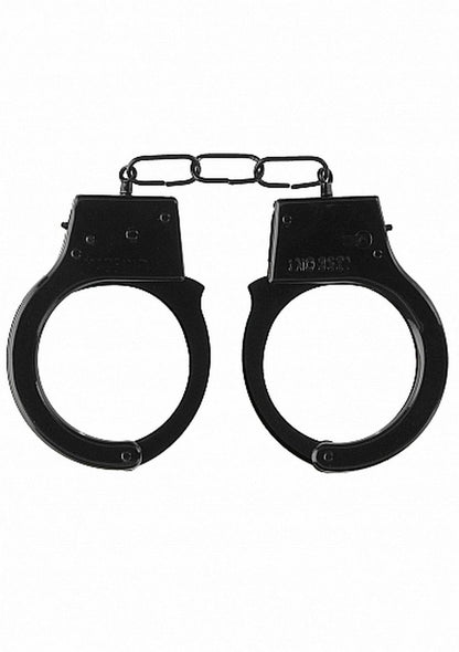7-Kajdanki erotyczne metalowe czarne bondage bdsm-7