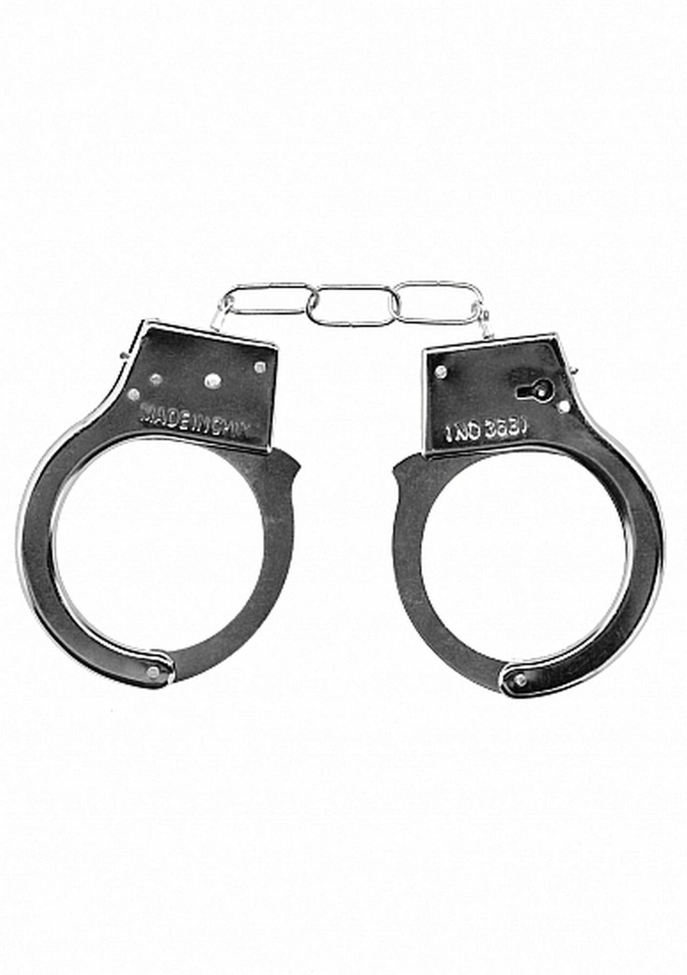 8-Kajdanki erotyczne metalowe klasyczne unisex bdsm-8