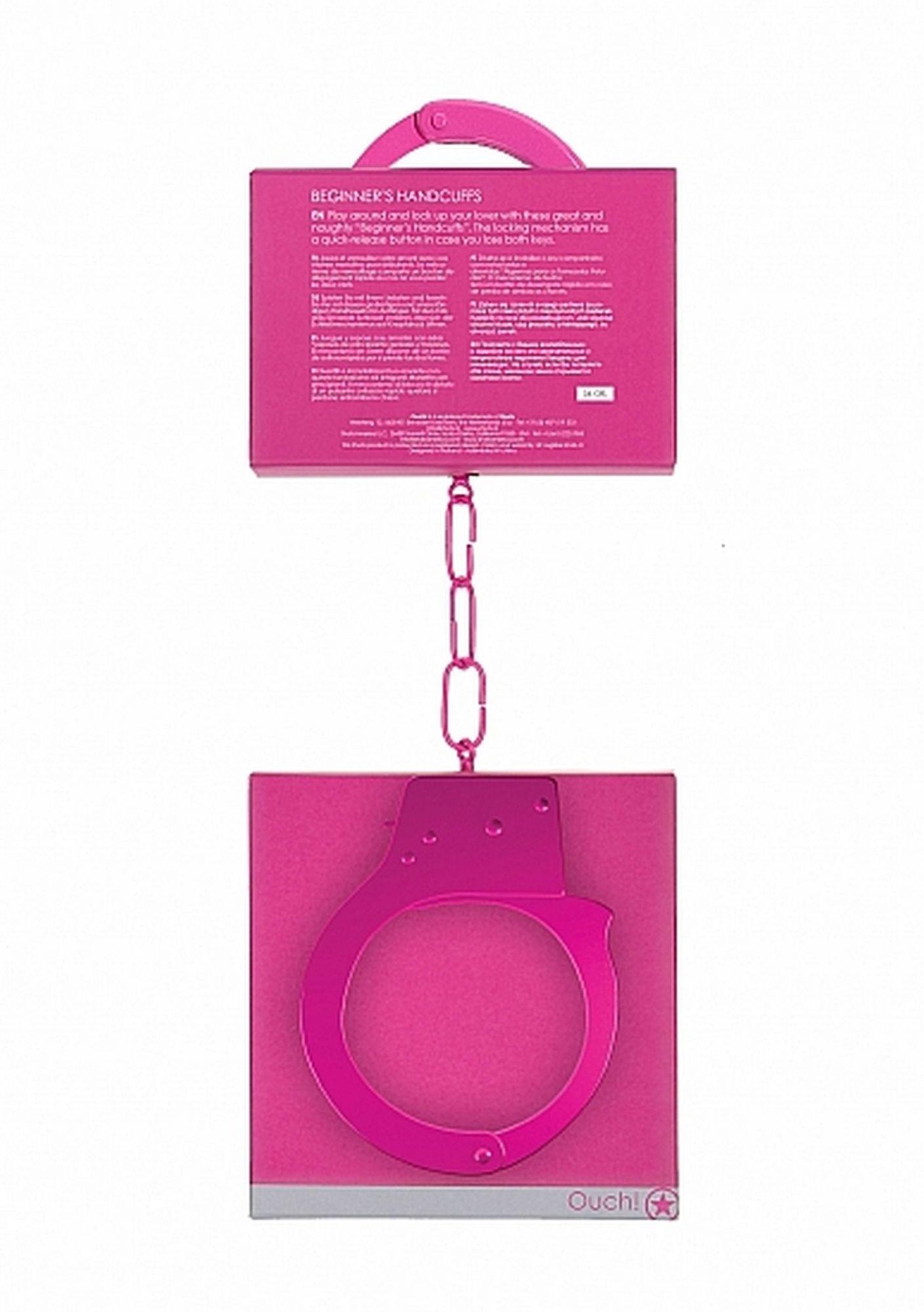 3-Kajdanki Beginner Pink-3