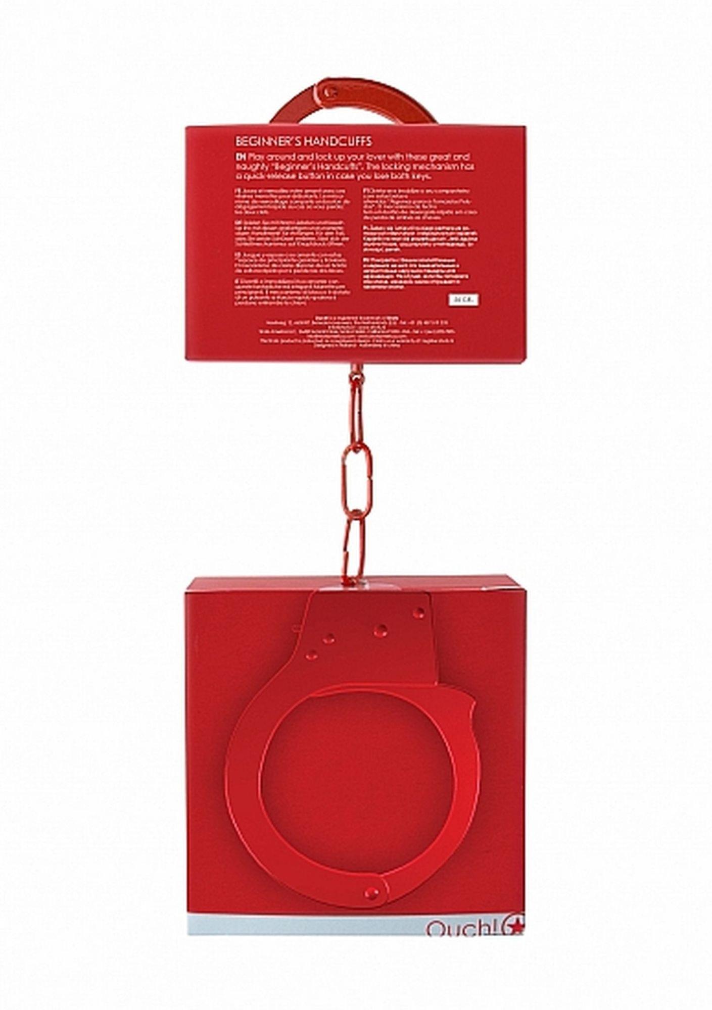3-Beginner"s Handcuffs - Red-3
