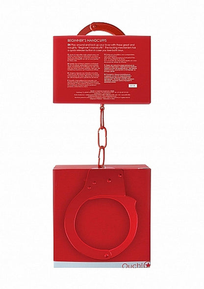 3-Beginner"s Handcuffs - Red-3