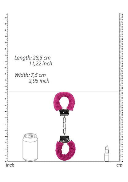 4-Beginner"s Handcuffs Furry - Pink-4