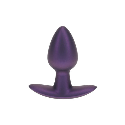 1-Smooth Silicone Anal Plug - Small - 2.6 / 6,5 cm - Metallic Purple-1