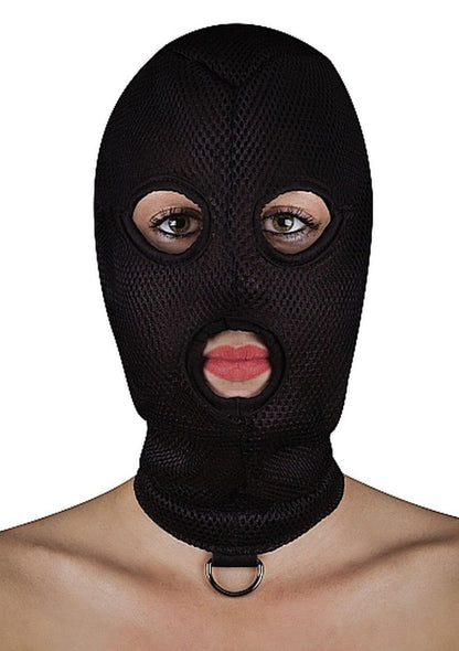 1-Maska z pierścieniem elastyczna na głowę bdsm sex-1