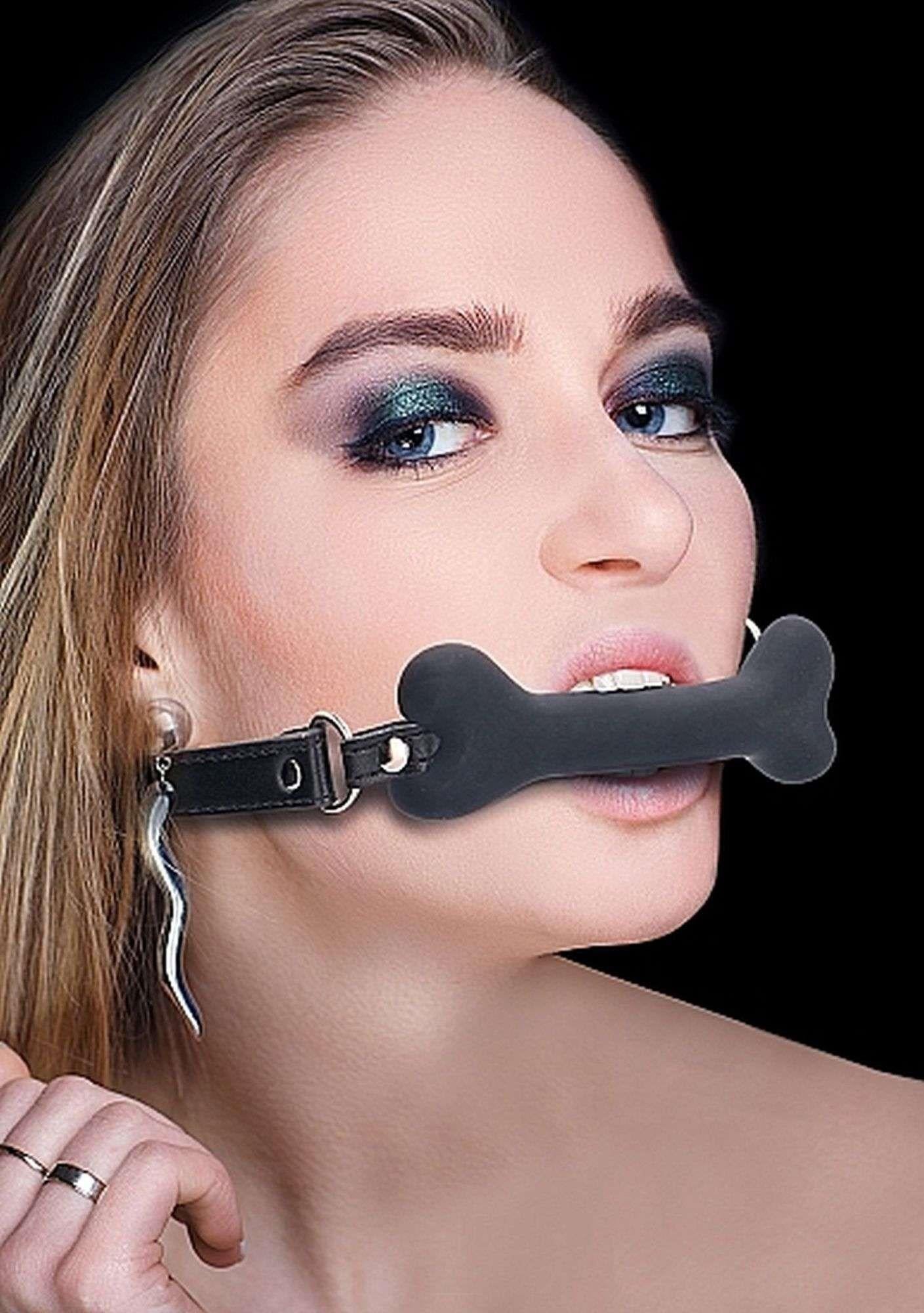1-Ouch! Bone Gag - Black-1