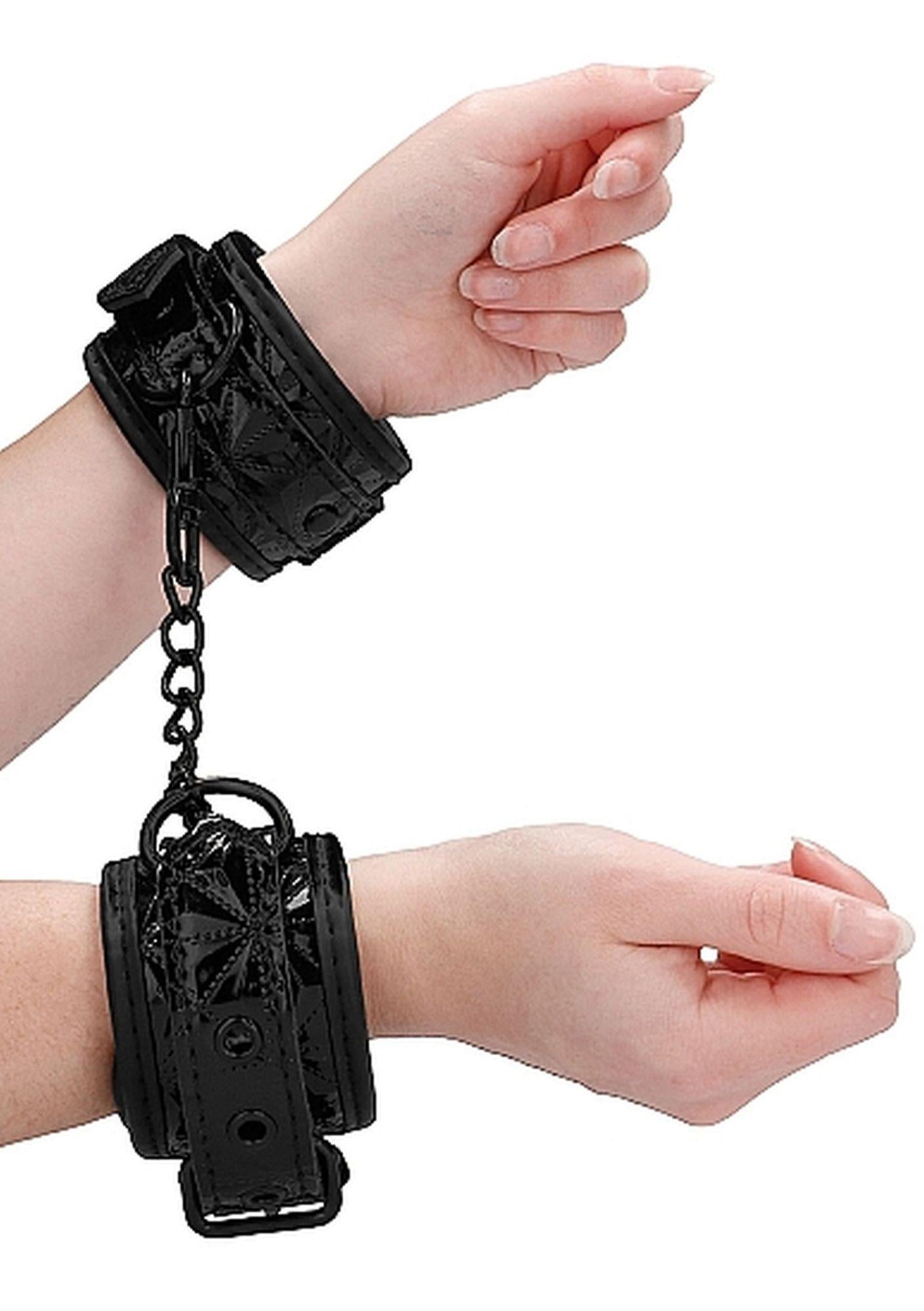 8-Luxury Hand Cuffs - Black-8