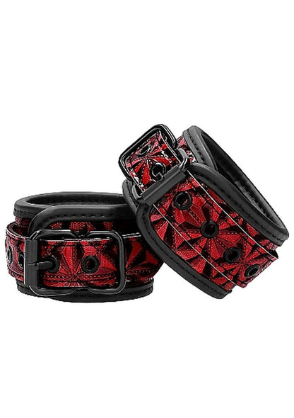 5-Luxury Hand Cuffs - Burgundy-5