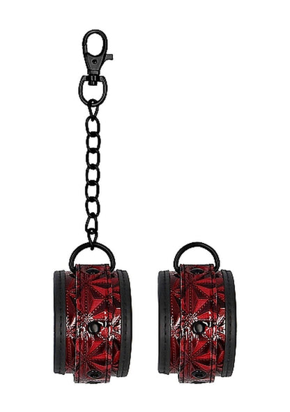 7-Luxury Hand Cuffs - Burgundy-7