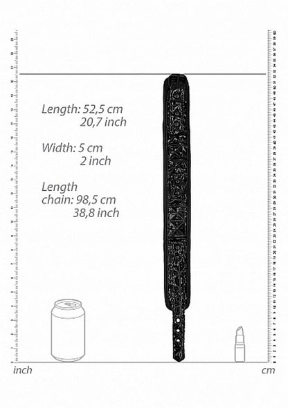 4-Luxury Collar with Leash - Black-4