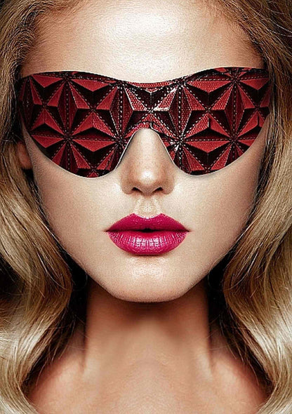 1-Luxury Eye Mask - Burgundy-1