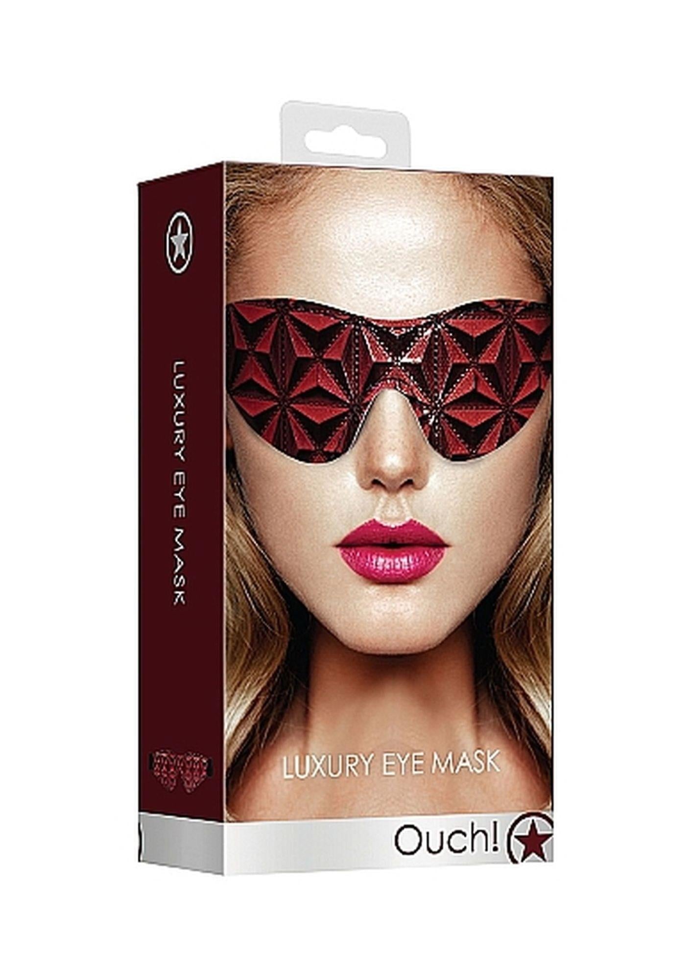 3-Luxury Eye Mask - Burgundy-3