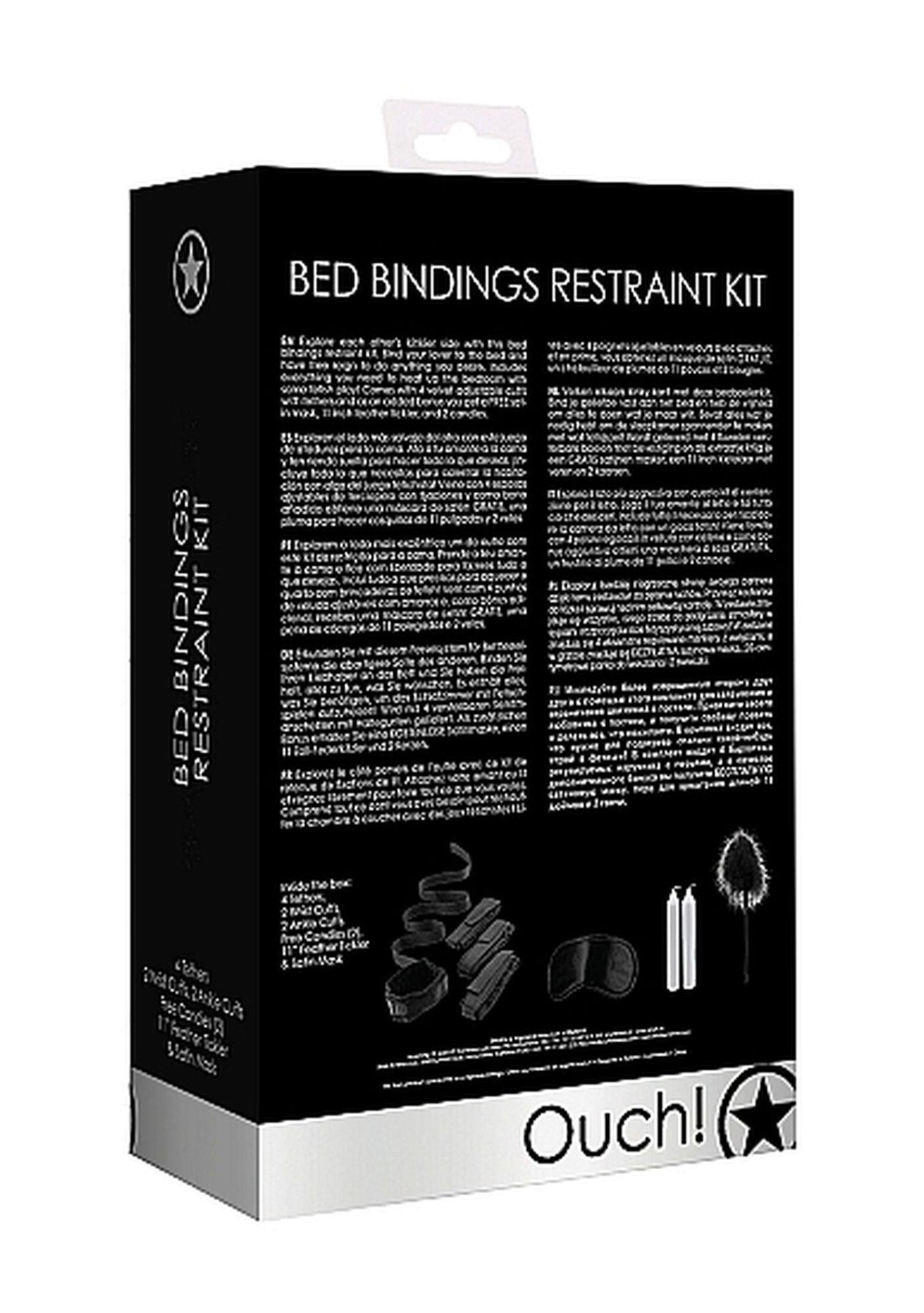 4-Bed Bindings Restraint Kit - Black-4
