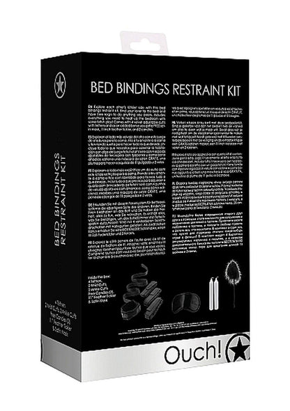 4-Bed Bindings Restraint Kit - Black-4