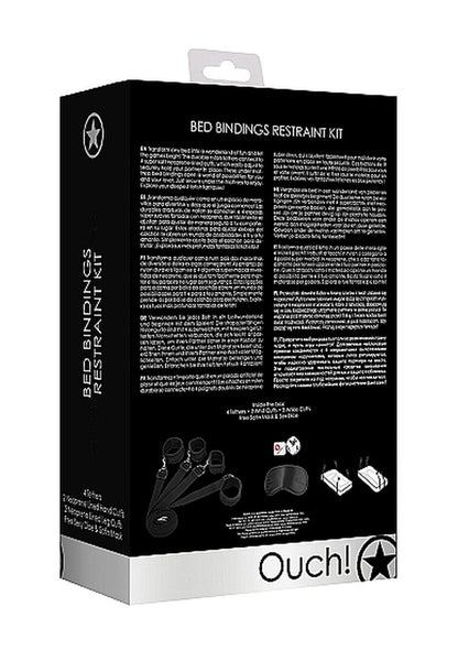 4-Bed Binding Restraint Kit - Black-4