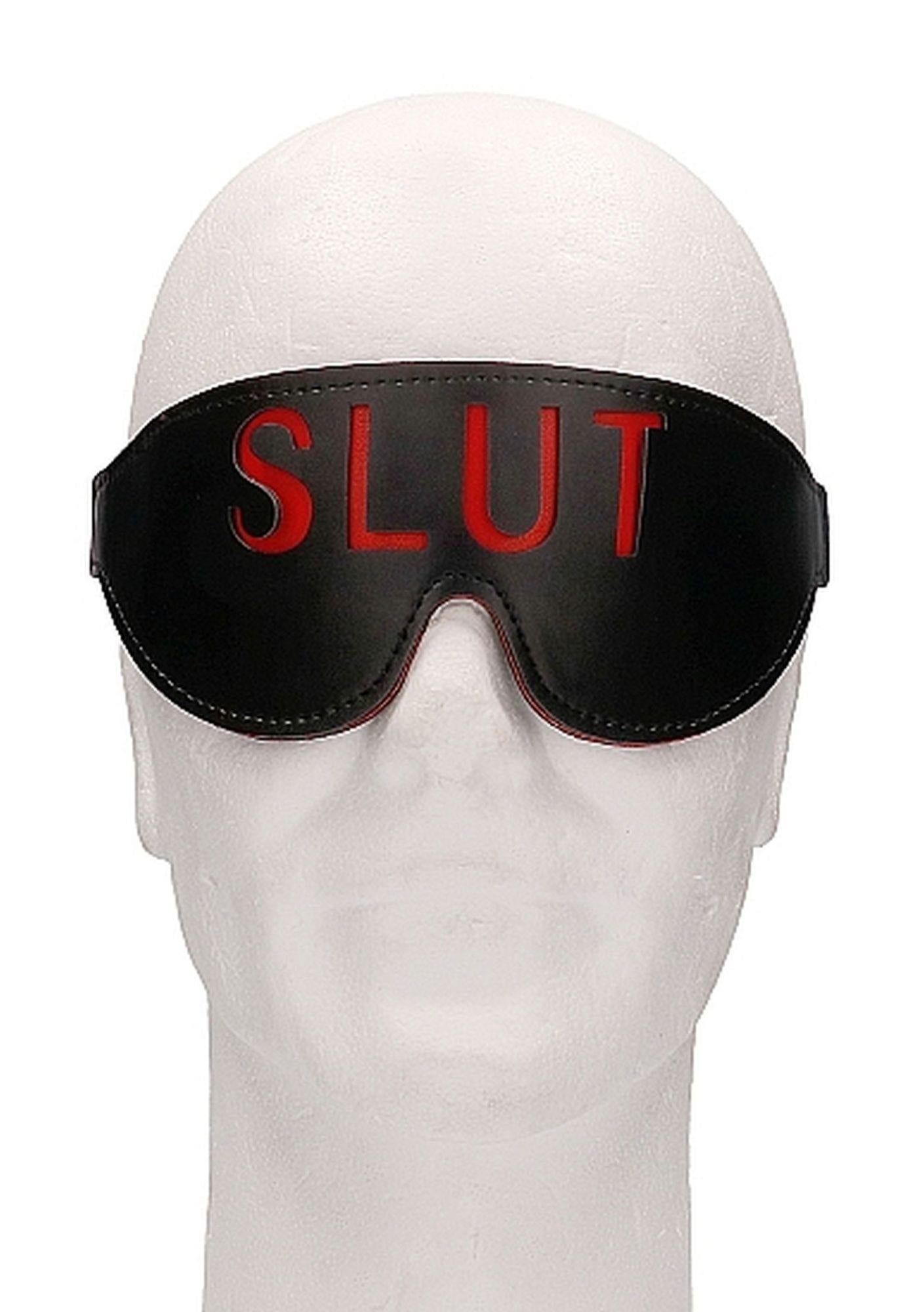 1-Ouch! Blindfold - SLUT - Black-1