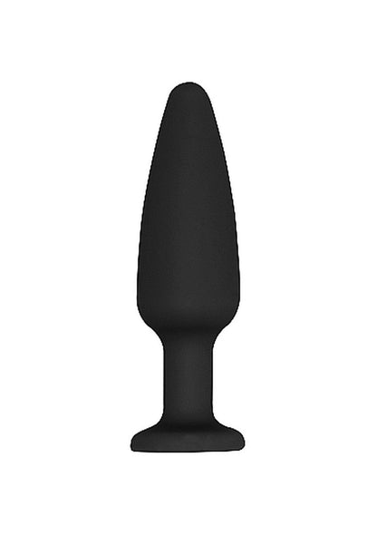 4-Podłużny silikonowy korek analny zatyczka 9,5 cm-4