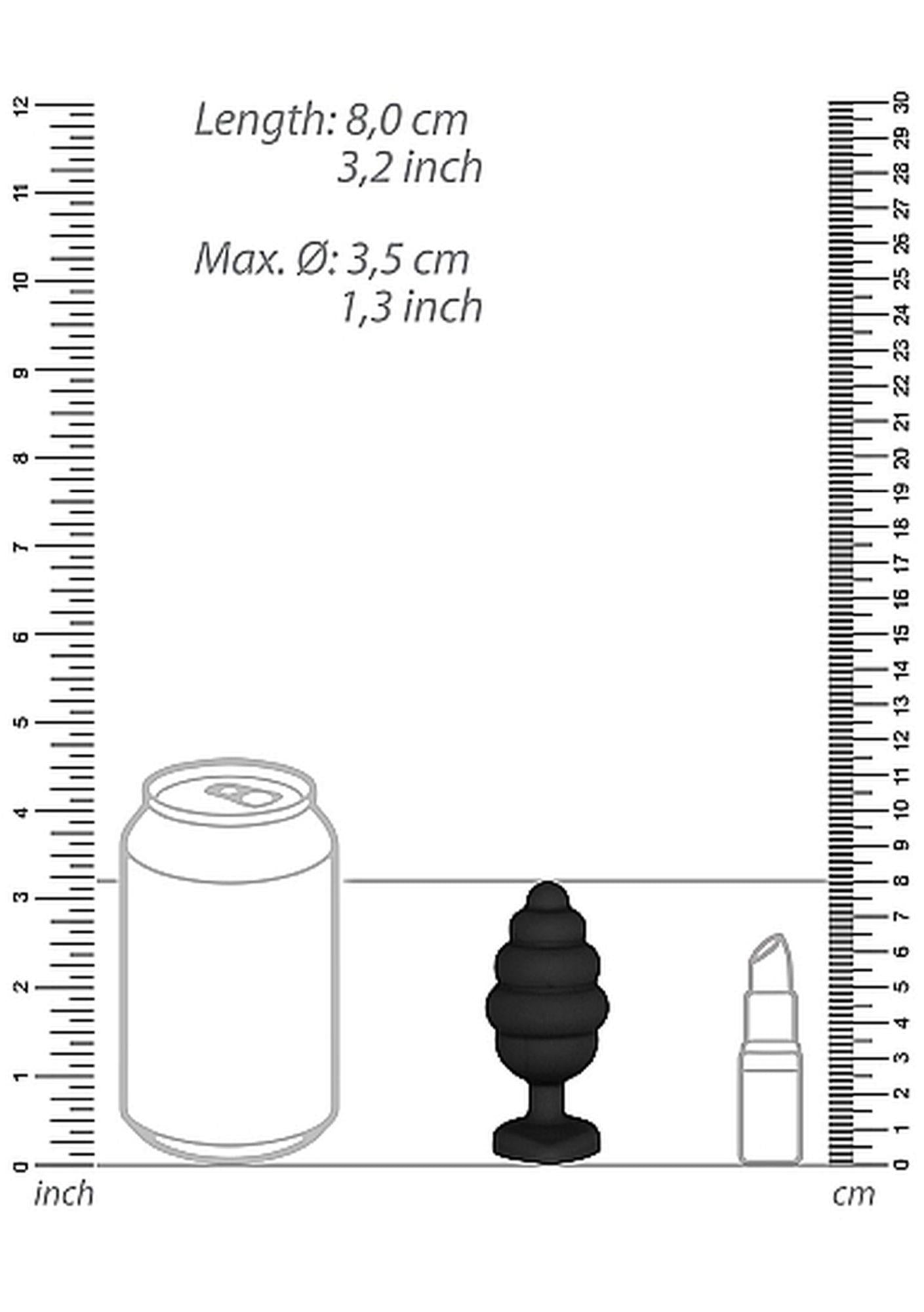 3-Wodoodporna silikonowa zatyczka analna plug korek-3