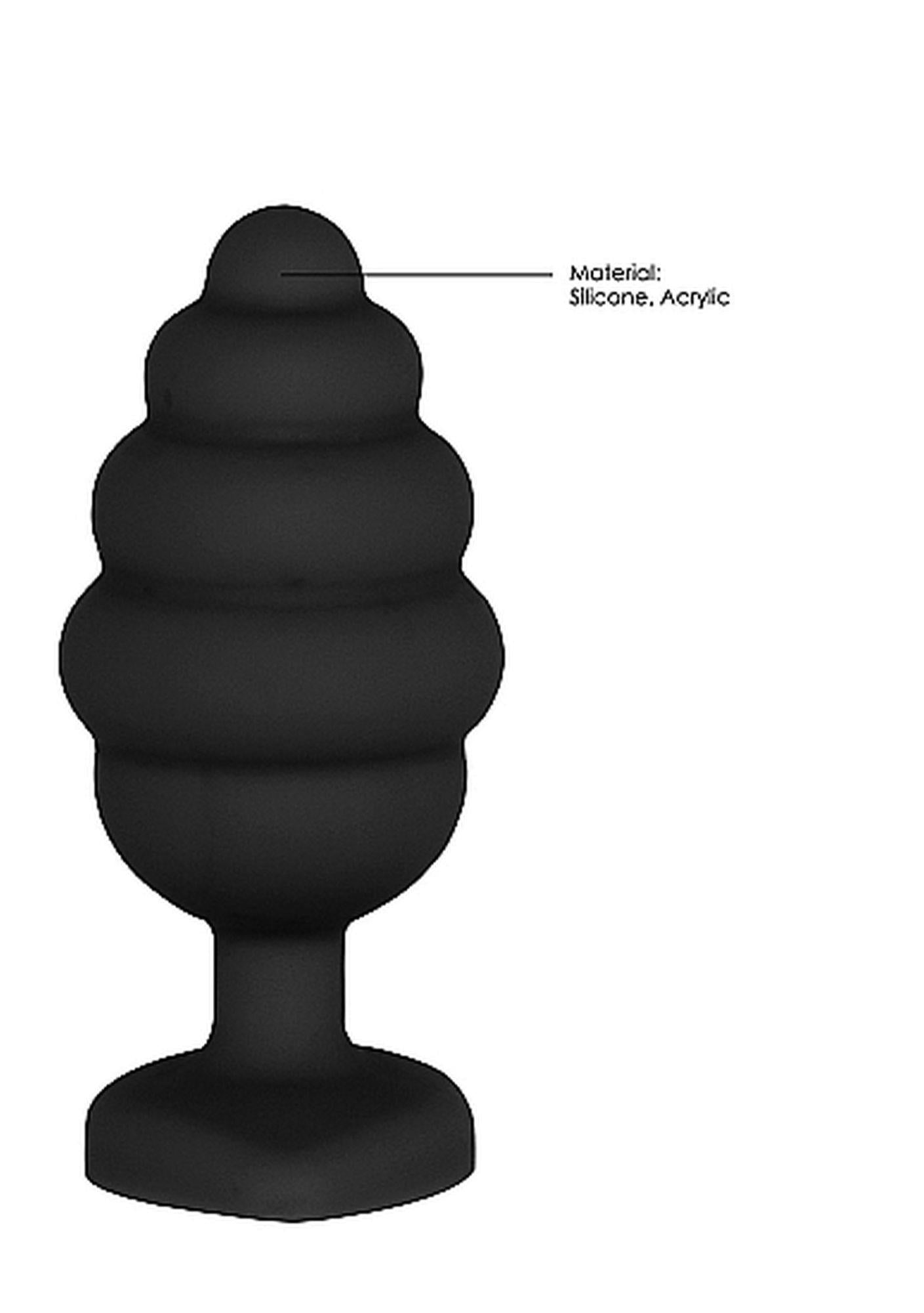 7-Wodoodporna silikonowa zatyczka analna plug korek-7
