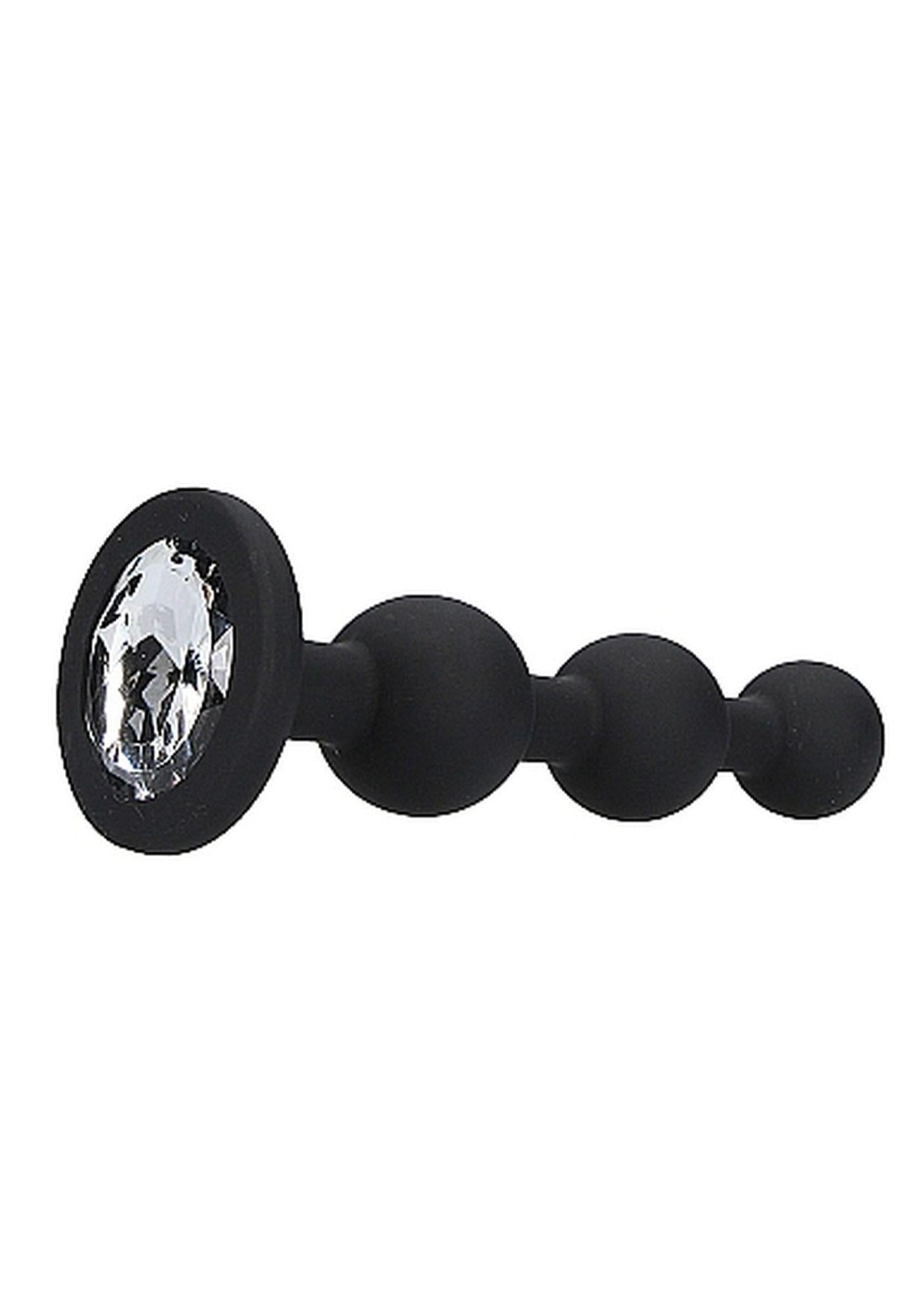 5-Korek analny zatyczka silikonowa czarna plug 12 cm-5
