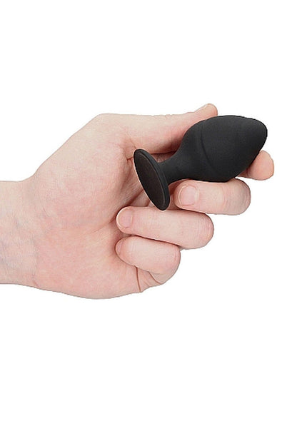 7-Gładki silikonowy korek analny zatyczka plug 8,5cm-7