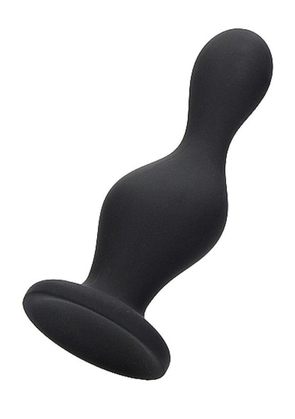1-Silikonowy gładki korek analny zatyczka plug 11 cm-1
