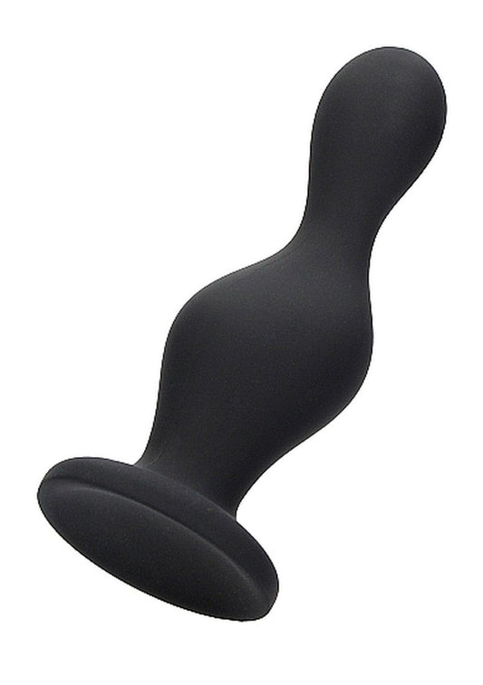 1-Silikonowy gładki korek analny zatyczka plug 11 cm-1