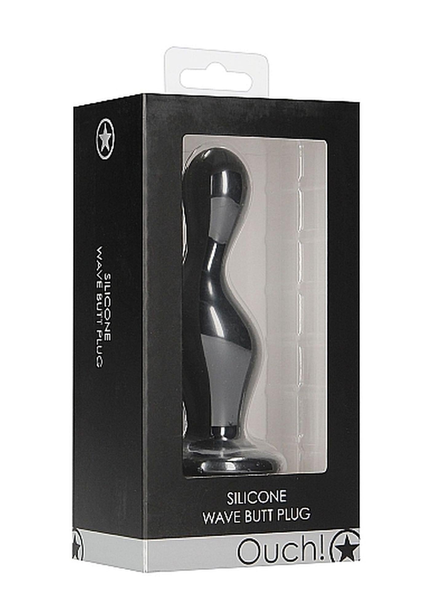 2-Silikonowy gładki korek analny zatyczka plug 11 cm-2
