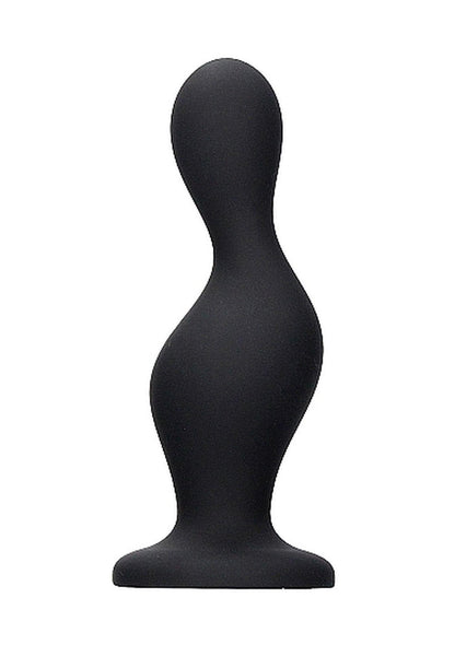 5-Silikonowy gładki korek analny zatyczka plug 11 cm-5