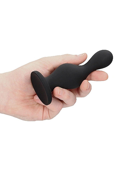 6-Silikonowy gładki korek analny zatyczka plug 11 cm-6