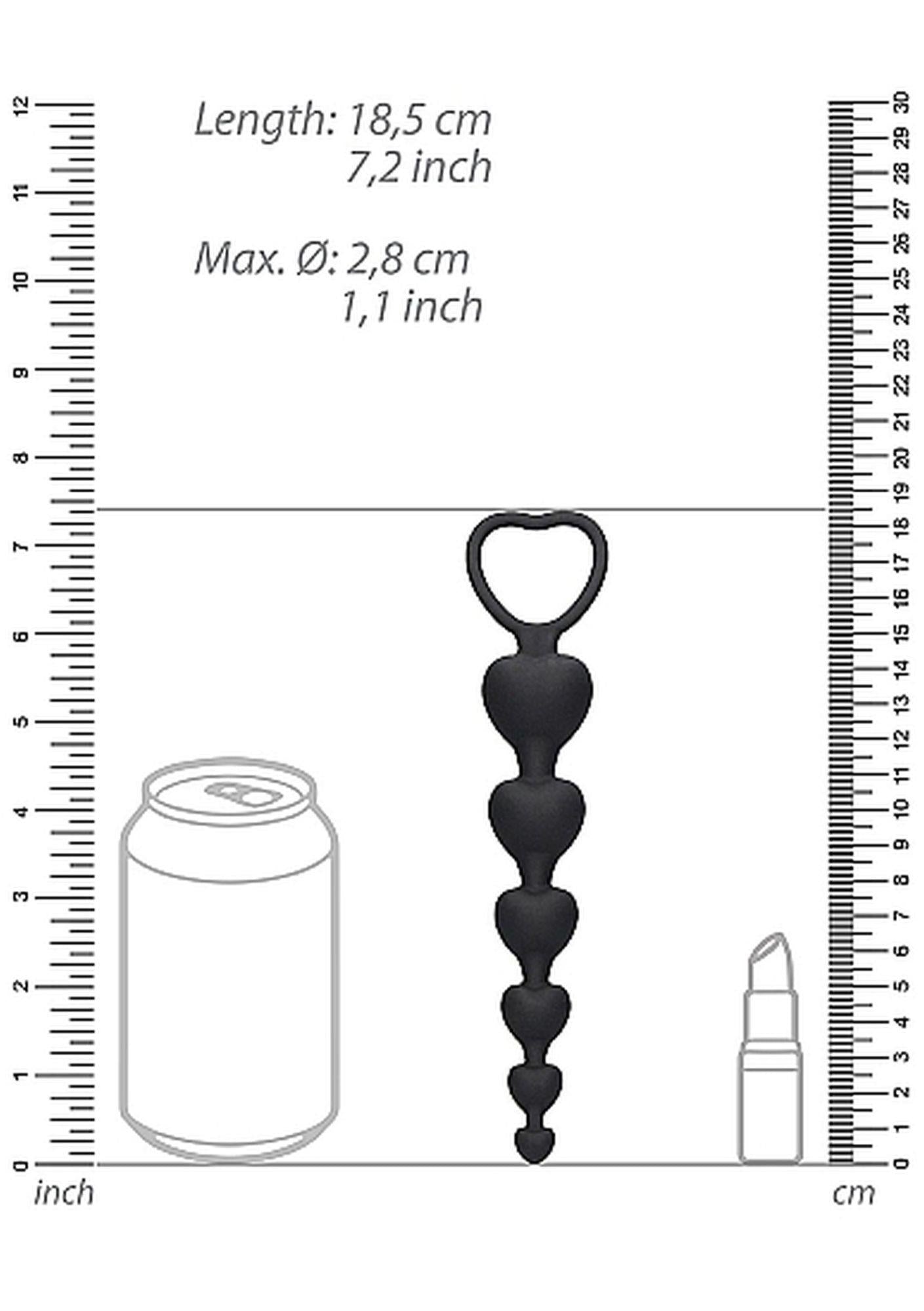 4-Korek zatyczka analna koraliki z uchwytem 18,5 cm-4