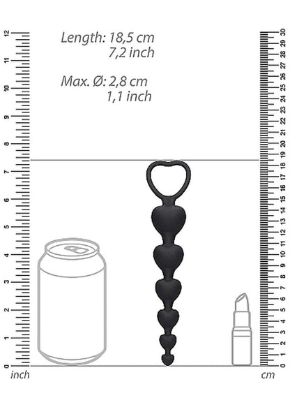 4-Korek zatyczka analna koraliki z uchwytem 18,5 cm-4