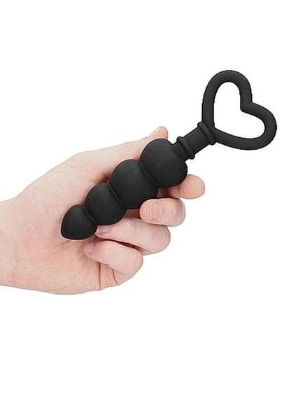 5-Anal Love Beads - Black-5