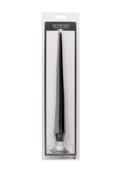1-Ass Spike Dildo - 34 cm - Black-1