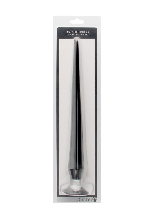 1-Ass Spike Dildo - 34 cm - Black-1